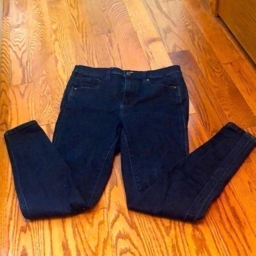 Denim blue jeans stretch material
